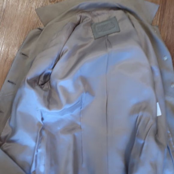 *Womens Jekel Paris Tan Soft Suede Lambskin Leather Button Jacket S - Picture 10 of 16